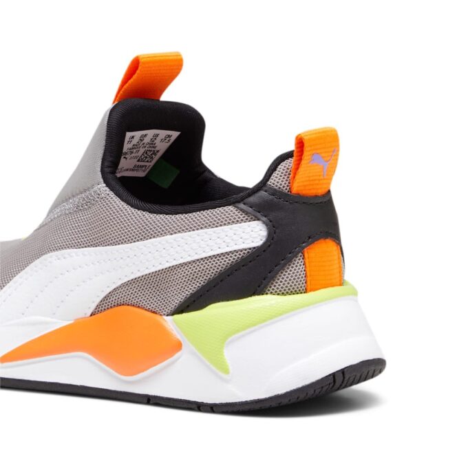 (PS) RS-X3 Slip-On ”Betonggrå Rickie Orange”