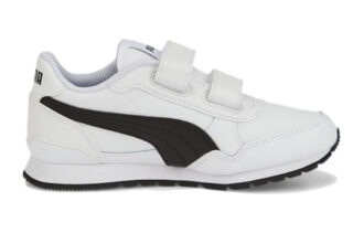 (PS) ST Runner v3 Läderskor ”Vita Svarta”