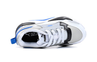 (PS) X-ray 2 Square Low-Top Vit/Blå