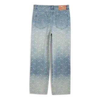 PUMA x A$AP ROCKY Laser Monogram Denim Jeans ”Faded Denim AOP”
