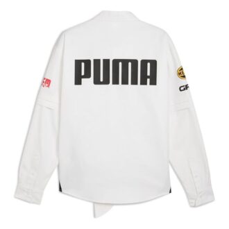 PUMA x A$AP ROCKY Långärmad Avslappnad Skjorta ”Vit”