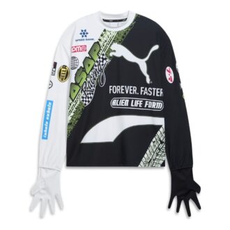 PUMA x A$AP ROCKY Långärmad T-shirt ”Vit Svart”