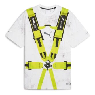 PUMA x A$AP ROCKY Säkerhetsbelt T-shirt ”Vit Lime”