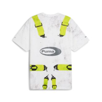 PUMA x A$AP ROCKY Säkerhetsbelt T-shirt ”Vit Lime”