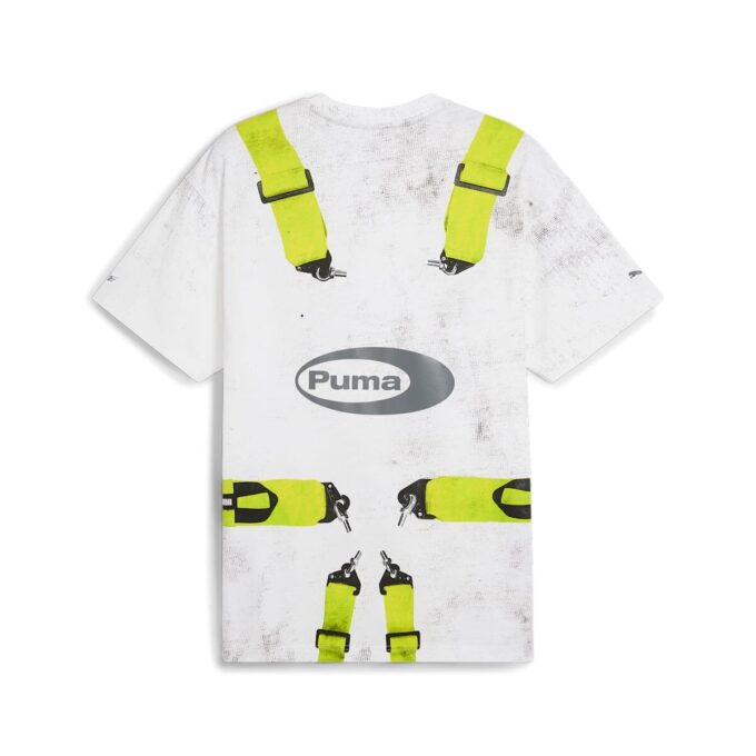 PUMA x A$AP ROCKY Säkerhetsbelt T-shirt ”Vit Lime”