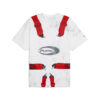 PUMA x A$AP ROCKY Säkerhetsbelt T-shirt ”Vit Röd”