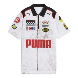 PUMA x A$AP ROCKY Team Dragkedja Pikétröja ”Vit”