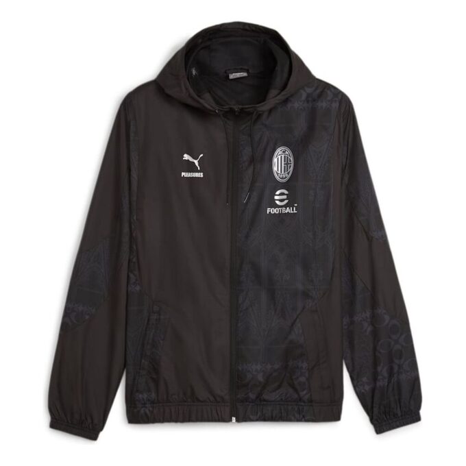 PUMA x AC MILAN PLEASURES Fotbollsjacka före match ”Svart”