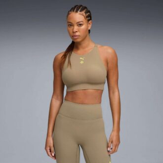 PUMA x ALEX TOUSSAINT Shapeluxe Dam Fukttransporterande, Medelhög Impact Sport-BH