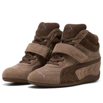 PUMA x Alexander McQueen Speedcat Mid Wedge ”Brun”