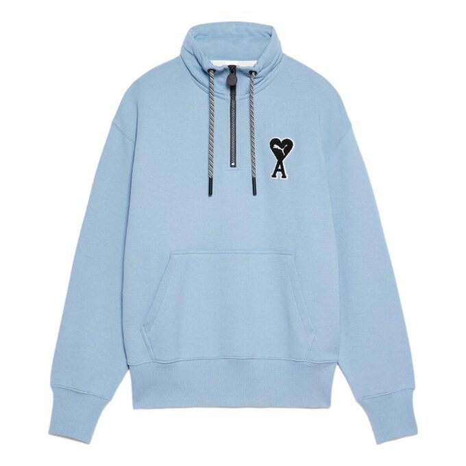 PUMA x Ami Half Dragkedja Tröja ”Blå”
