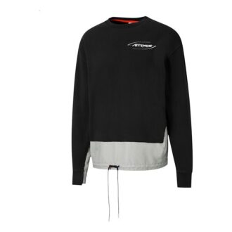PUMA x ATTEMPT Crossover Printing Splicing Casual Rund Hals Svart