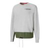 PUMA x ATTEMPT Crossover Splicing Casual Rund Hals Grå