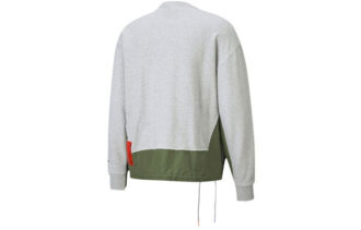 PUMA x ATTEMPT Crossover Splicing Casual Rund Hals Grå