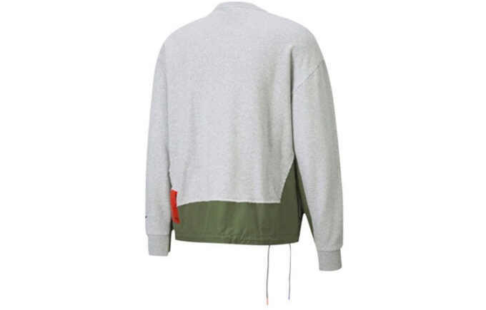 PUMA x ATTEMPT Crossover Splicing Casual Rund Hals Grå
