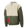 PUMA x Attempt Sherpa Fleecejacka ”Beige Grön Blå”