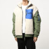 PUMA x Attempt Sherpa Fleecejacka ”Beige Grön Blå”