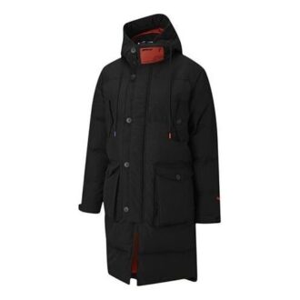 PUMA x Attempt Vadderad Dunjacka ”Svart Röd”