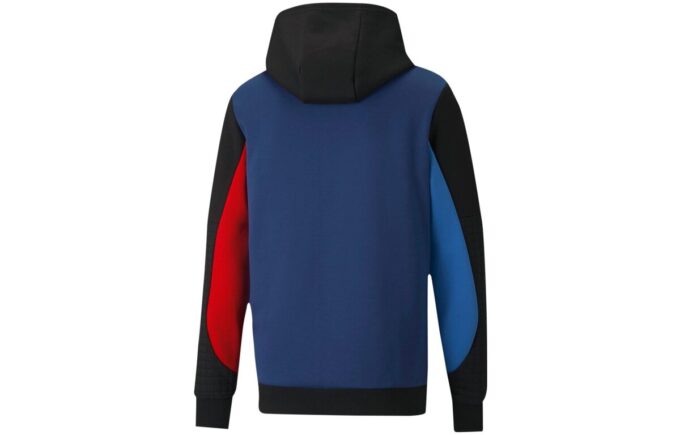 PUMA x BMW M Motorsport Regular Fit Full-Zip Herrhuva Regular Fit ”Svart Röd Blå”