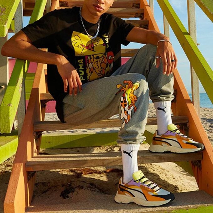 PUMA x BRITTO Unisex Tryck Rundhalsad Svart