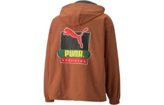 PUMA x Butter Goods Lättviktig Pop Over Top Half Dragkedja ”Brun”