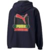 PUMA x Butter Goods Lättviktig Pop Over Top Half Dragkedja ”Marinblå”