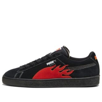 PUMA x Butter Goods Suede Classic Skor ”Svart Röd”