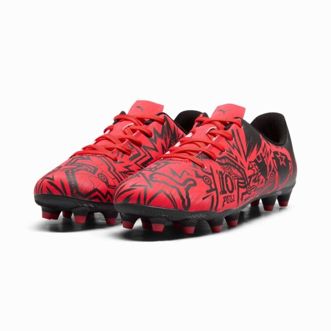 PUMA x CHRISTIAN PULISIC TACTO II fotbollsskor för barn, fast/konstgjord mark PUMA x CHRISTIAN PULISIC TACTO II fotbollsskor för barn, fast/konstgjord mark