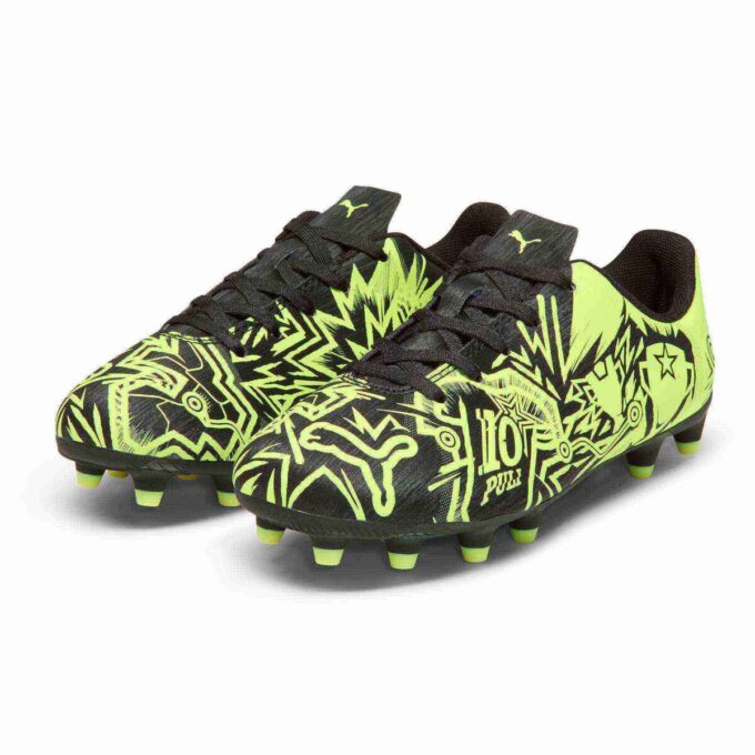 PUMA x CHRISTIAN PULISIC TACTO II fotbollsskor för barn, fast/konstgjord mark PUMA x CHRISTIAN PULISIC TACTO II fotbollsskor för barn, fast/konstgjord mark