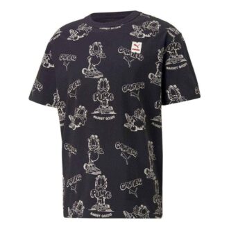 PUMA x GARFIELD Mönstrad T-shirt ”Svart”