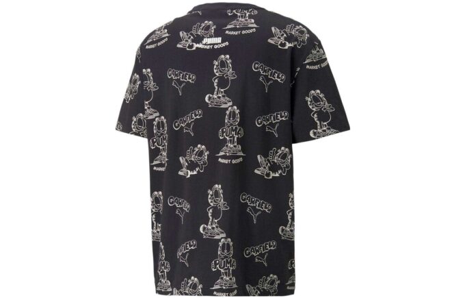 PUMA x GARFIELD Mönstrad T-shirt ”Svart”
