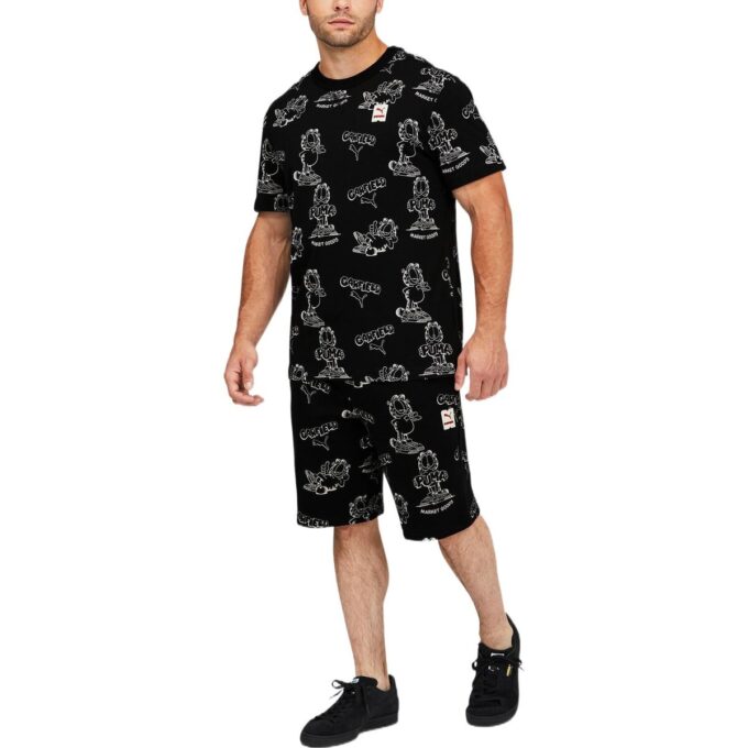 PUMA x GARFIELD Mönstrad T-shirt ”Svart”
