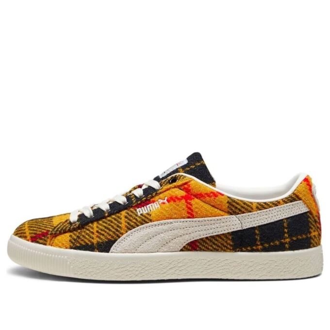 PUMA x Harris Tweed Suede Vintage ”Tartan Yellow”