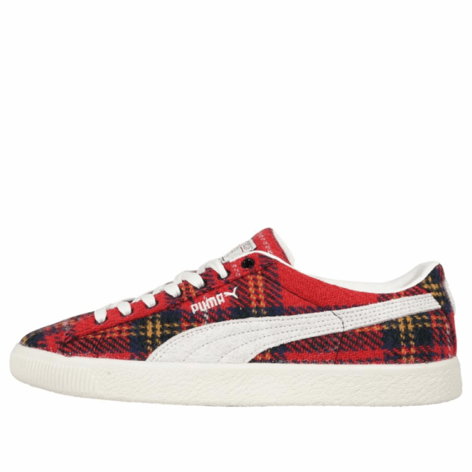 PUMA x Harris Tweed Suede Vintage ”Tartanröd”