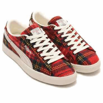 PUMA x Harris Tweed Suede Vintage ”Tartanröd”
