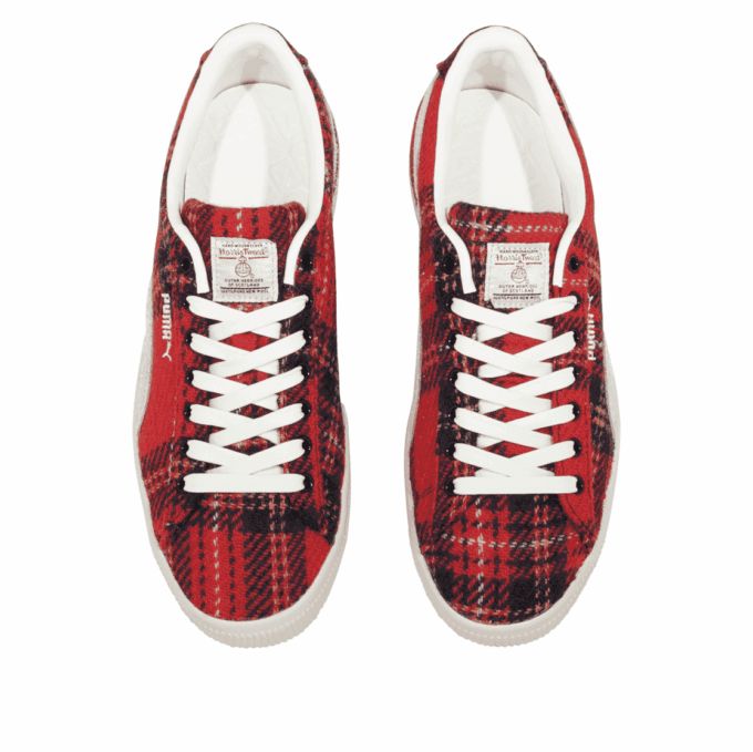 PUMA x Harris Tweed Suede Vintage ”Tartanröd”