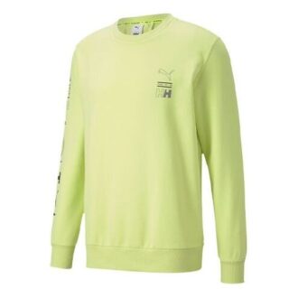 PUMA x Helly Hansen Unisex Rundhalsad Tröja Gul