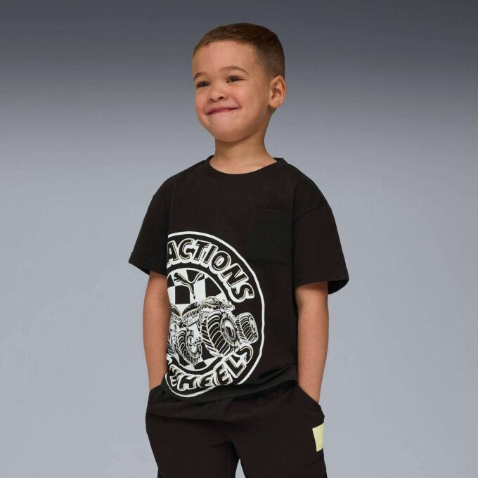 PUMA x HOT WHEELS™ MONSTER TRUCKS T-shirt med grafik för barn PUMA x HOT WHEELS™ MONSTER TRUCKS T-shirt med grafik för barn