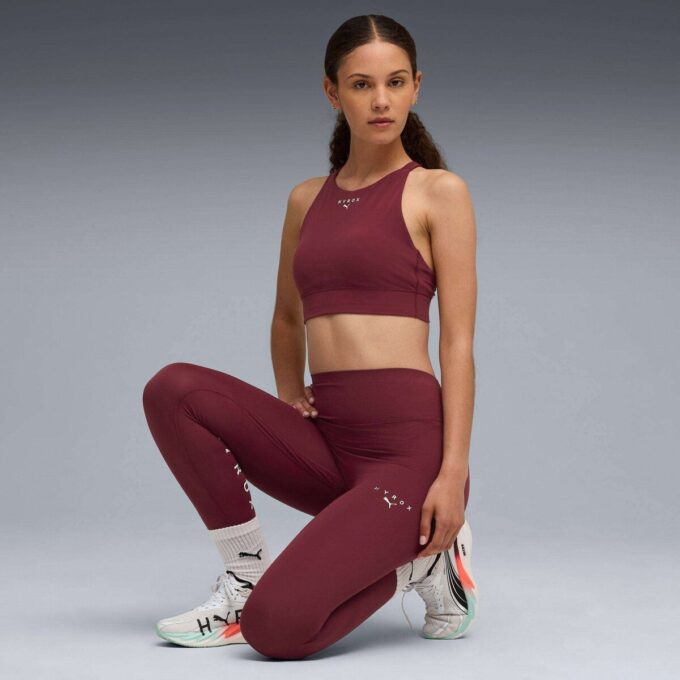 PUMA x HYROX Shapeluxe High Neck Dam Fukttransporterande, Medelhög Impact Sport-BH PUMA x HYROX Shapeluxe High Neck Dam Fukttransporterande, Medelhög Impact Sport-BH
