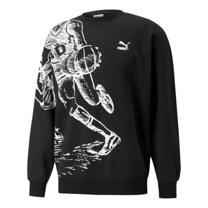 PUMA x Joshua Vibes Crew Sweatshirt ”Svart”