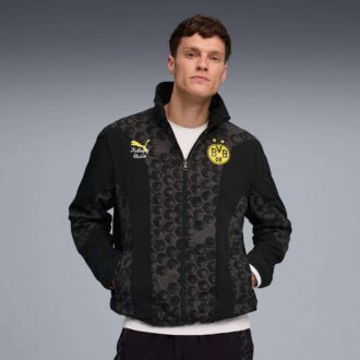 PUMA x KIDSUPER Borussia Dortmund Herr Vändbar Fotbollsvindjacka