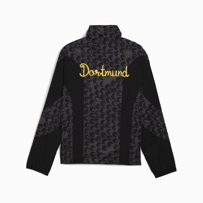 PUMA x KIDSUPER Borussia Dortmund Herr Vändbar Fotbollsvindjacka PUMA x KIDSUPER Borussia Dortmund Herr Vändbar Fotbollsvindjacka