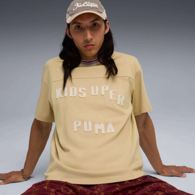 PUMA x KIDSUPER Herr T-shirt med grafisk design PUMA x KIDSUPER Herr T-shirt med grafisk design