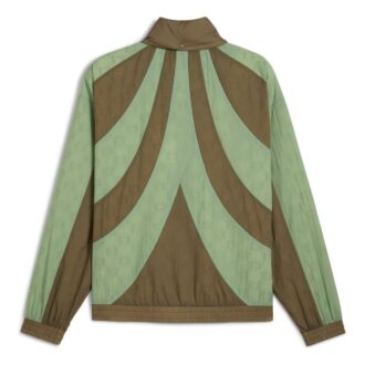 PUMA x KIDSUPER Relaxed-Fit Windbreaker Jacka ”Dusty Green”