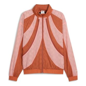 PUMA x KIDSUPER Relaxed-Fit Windbreaker Jacka ”Pink Fruit”