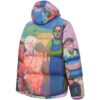 PUMA x Kidsuper Studio Tryckt Dunjacka ”Blå Röd Grön Lila”