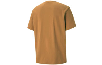 PUMA x Kidsuper Studios Crossover T-shirt Broderad Alfabet Enfärgad Sport Rund Hals Kortärmad Gul PUMA x Kidsuper Studios Crossover T-shirt Broderad Alfabet Enfärgad Sport Rund Hals Kortärmad Gul