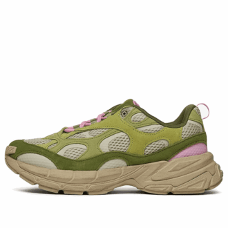 PUMA x KidSuper Studios Velophasis NU ”Olivgrön”