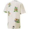 PUMA x KS AOP T-SHIRT Kortärmad Krämig Vit