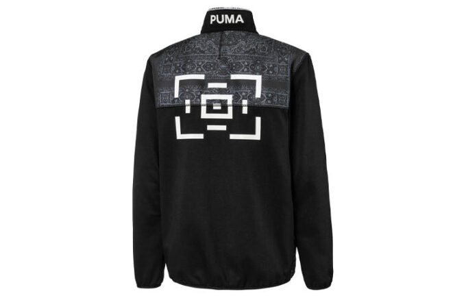 PUMA x Les Benjamins Träningsjacka ”Svart Vit Grå”